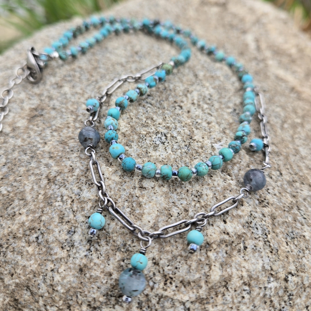 Silpada Turquoise Beaded Necklace